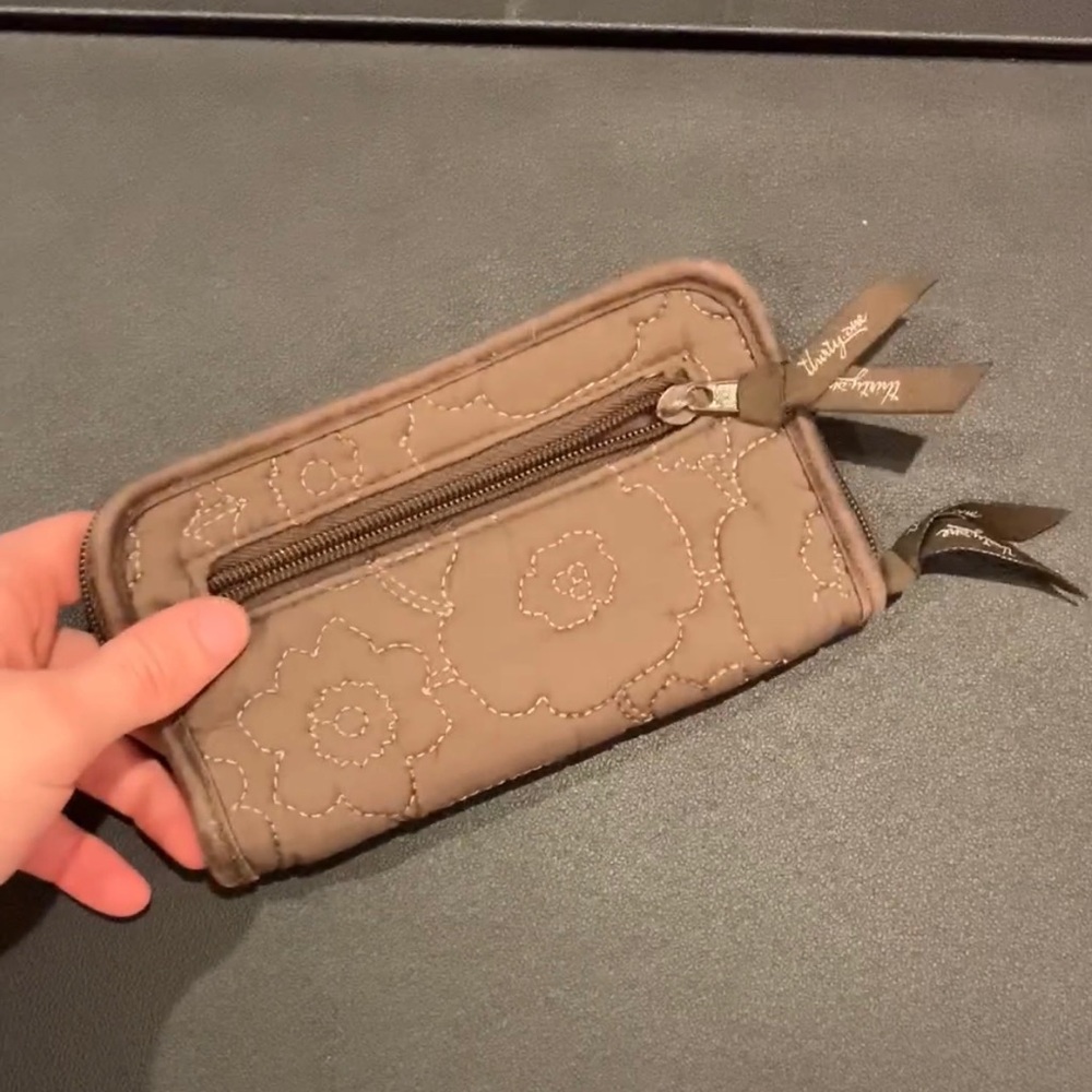 brown vera bradley wallet